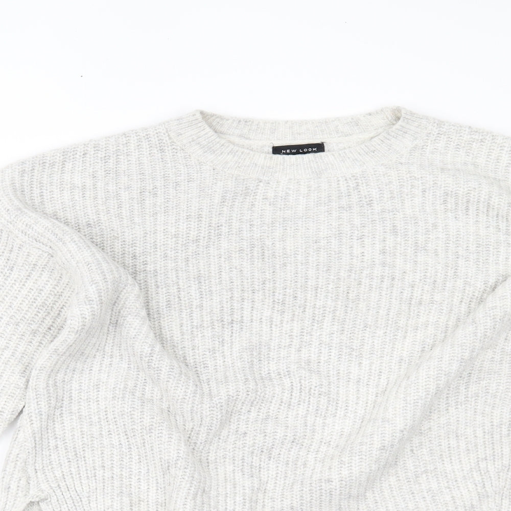 New Look Womens Grey   Pullover Jumper Size M