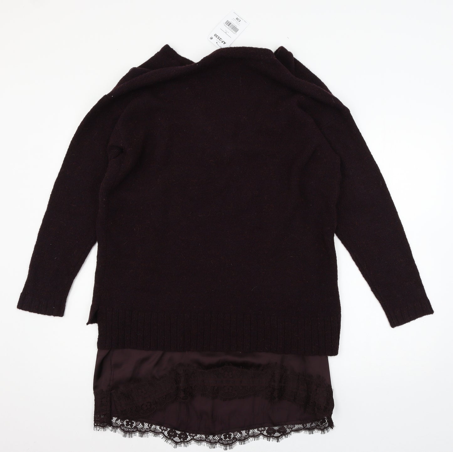 NEXT Womens Purple  Knit Pullover Jumper Size 14