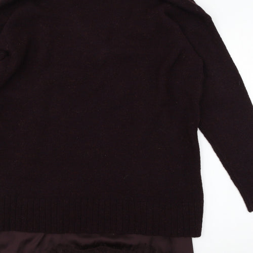 NEXT Womens Purple  Knit Pullover Jumper Size 14