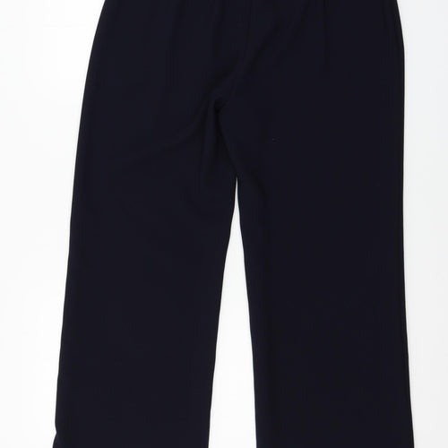 Marks and Spencer Womens Blue   Trousers  Size 14 L28 in
