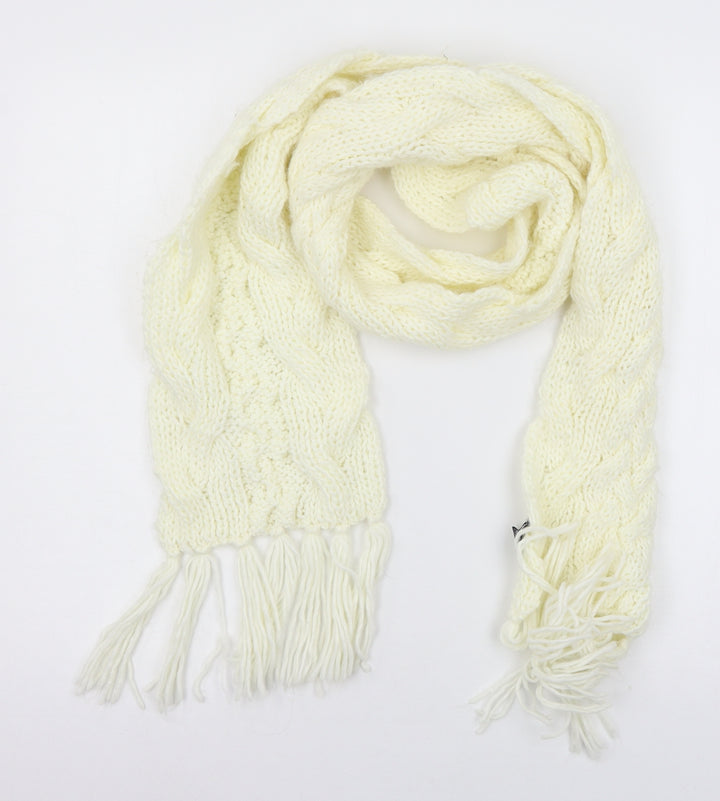 Warehouse Womens Ivory Knit Scarf