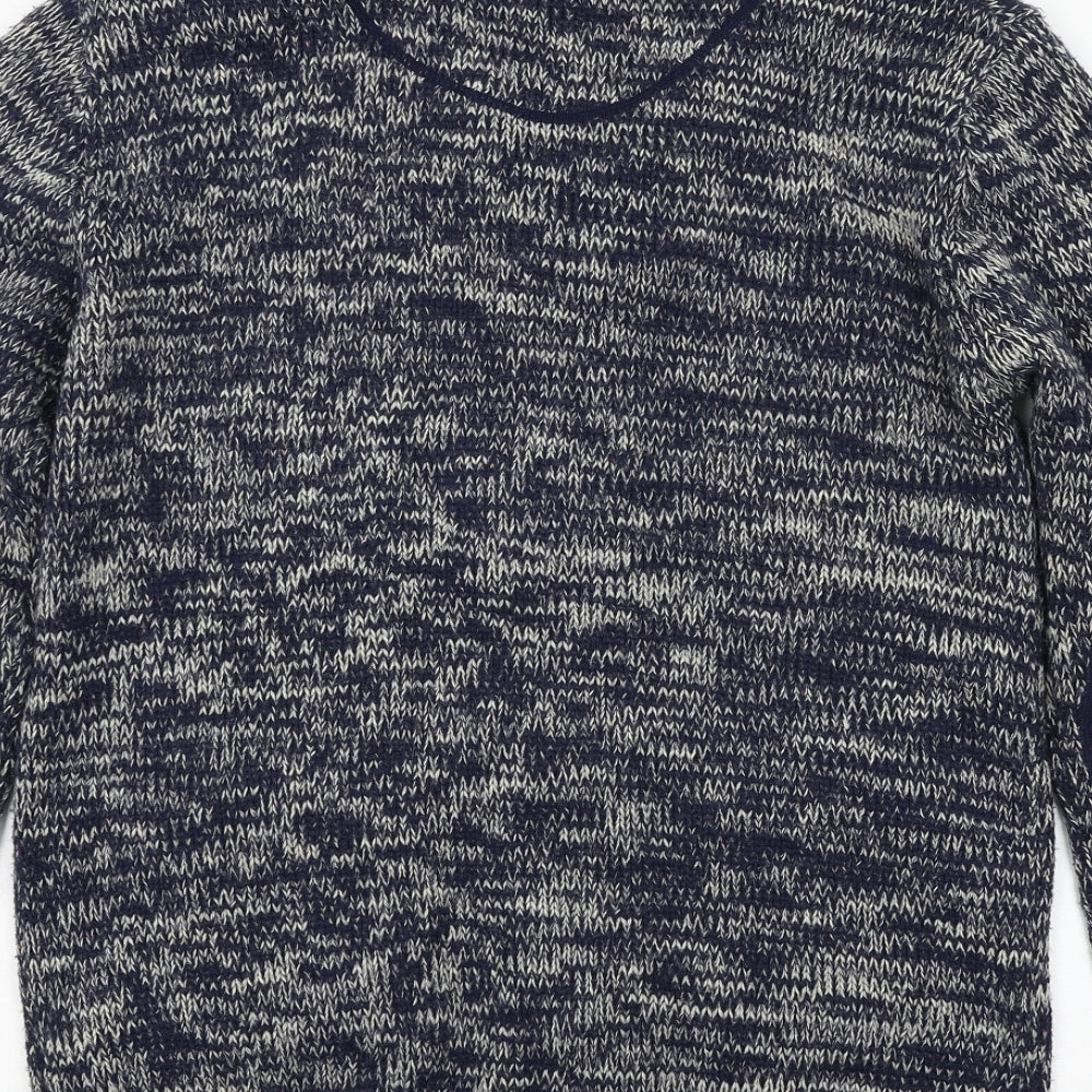 Cedar Wood State Womens Blue  Knit Cardigan Jumper Size M