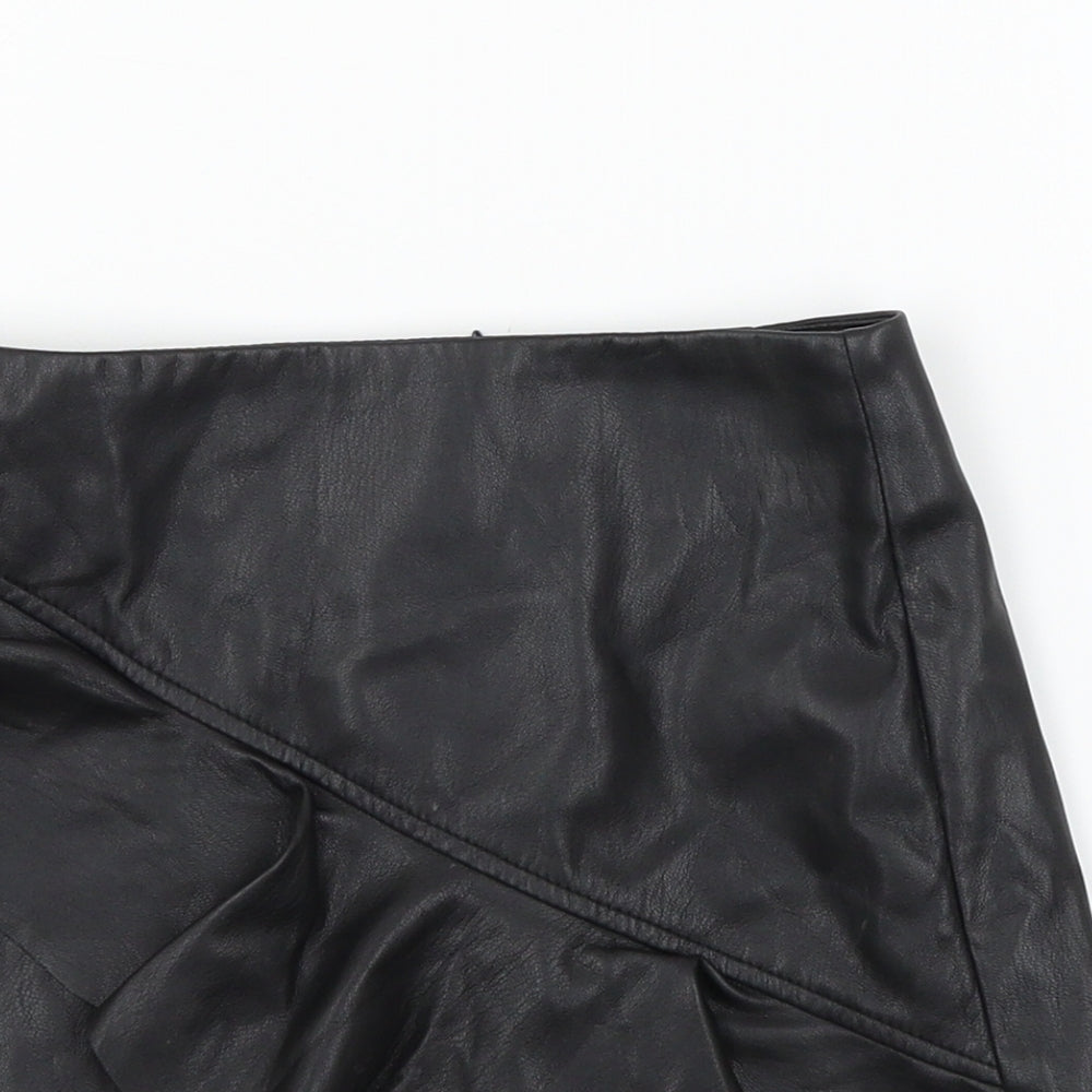 River Island Girls Black   A-Line Skirt Size 7 Years