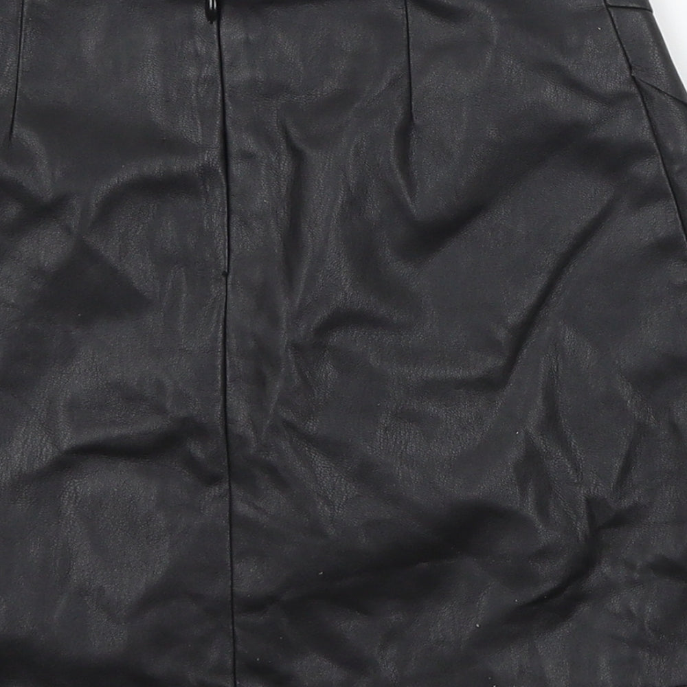 River Island Girls Black   A-Line Skirt Size 7 Years