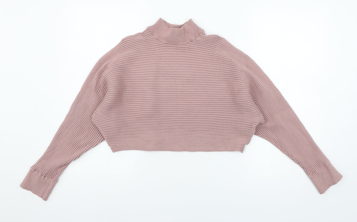 New Look Womens Pink  Knit Pullover Jumper Size M