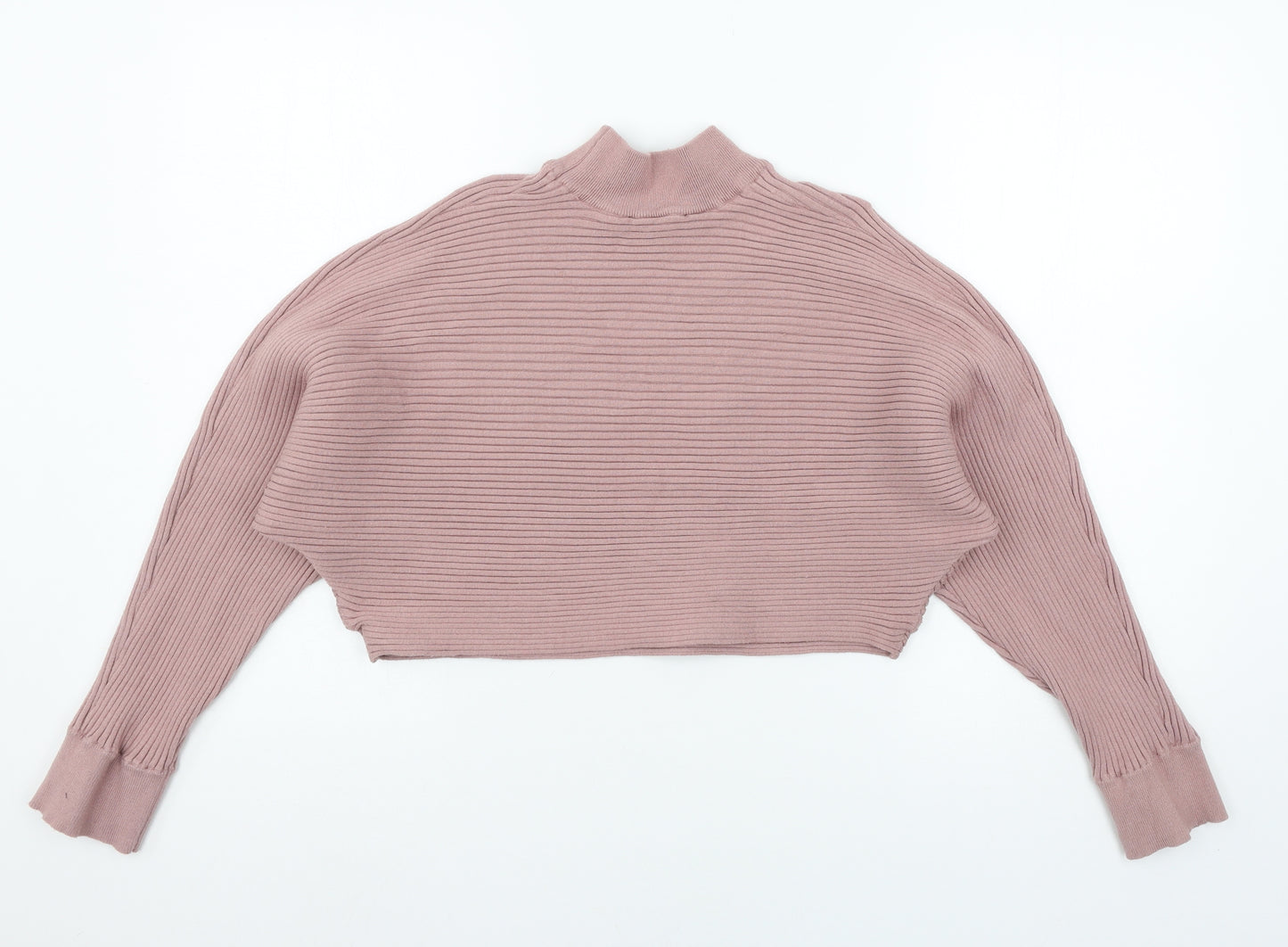 New Look Womens Pink  Knit Pullover Jumper Size M