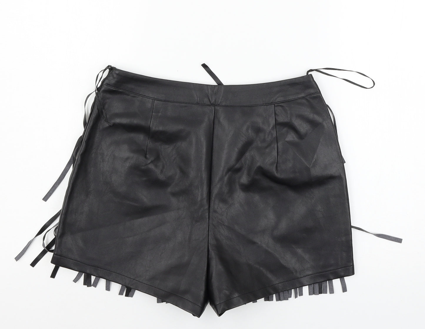 Boohoo Womens Black   Hot Pants Shorts Size 10