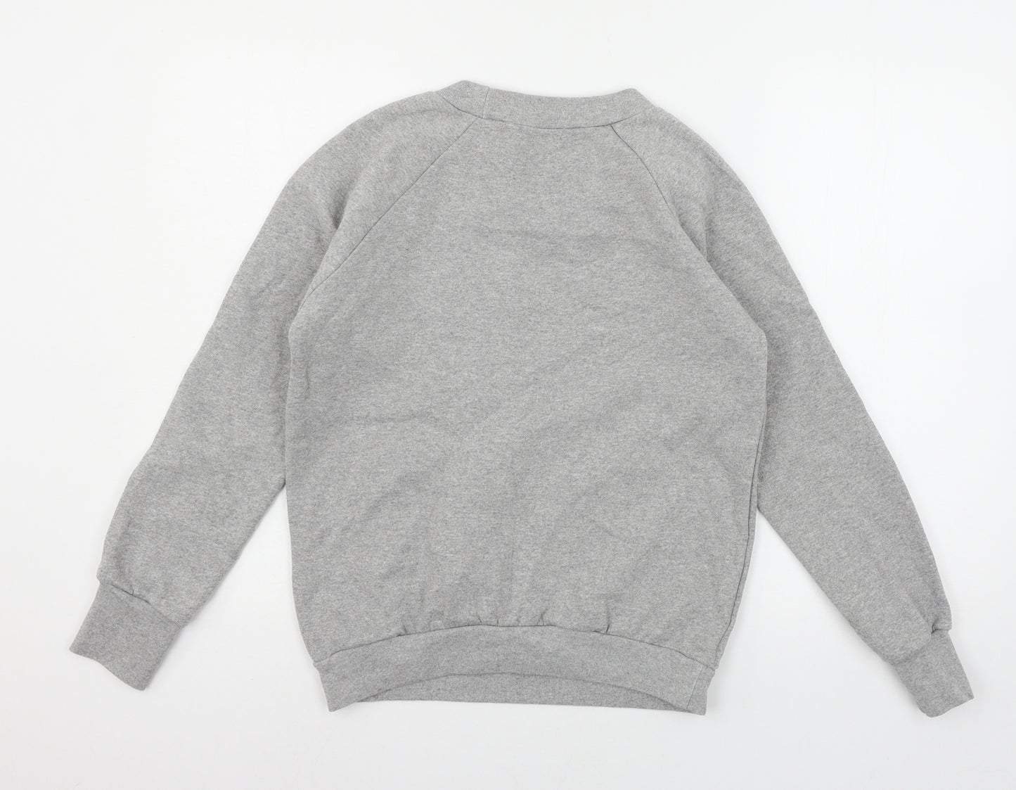 Gems Womens Grey  Jersey Pullover Sweatshirt Size M