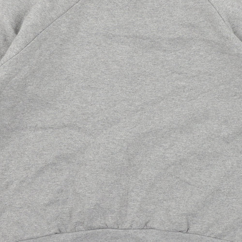 Gems Womens Grey  Jersey Pullover Sweatshirt Size M