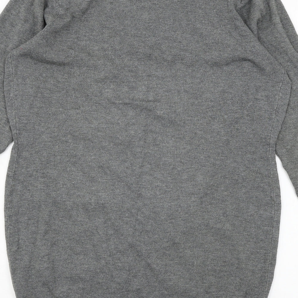 NEXT Womens Grey  Knit Cardigan Jumper Size 10