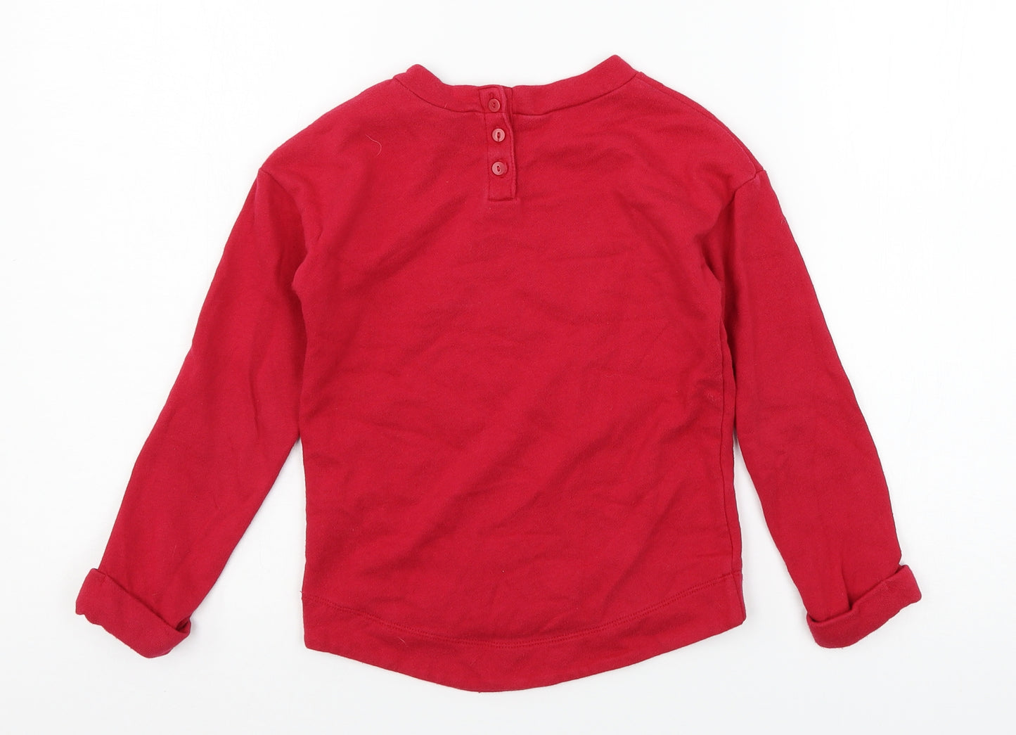 Cherokee Girls Pink  Jersey Pullover Sweatshirt Size 6 Years