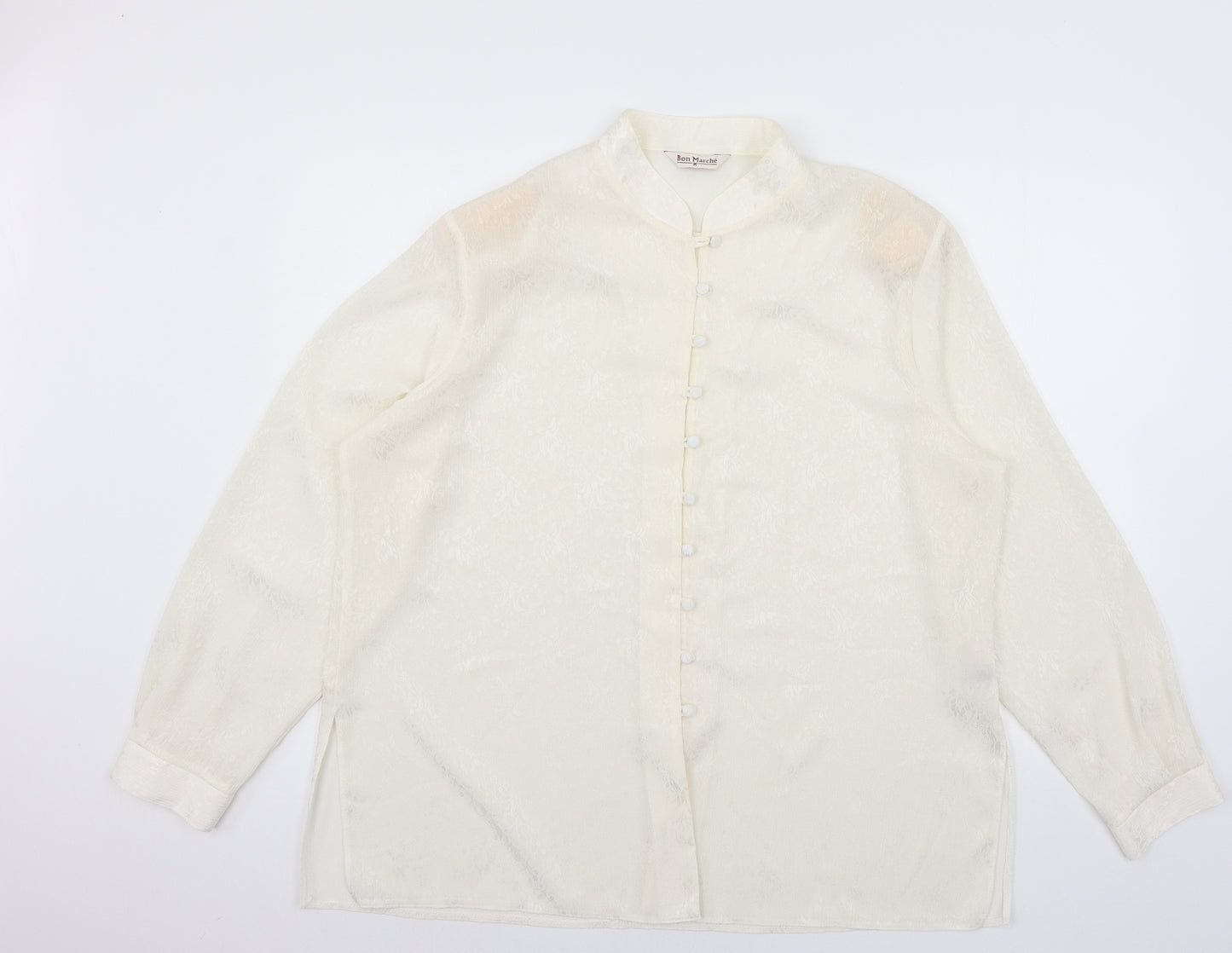 Bonmarche Womens Ivory   Basic Blouse Size 24