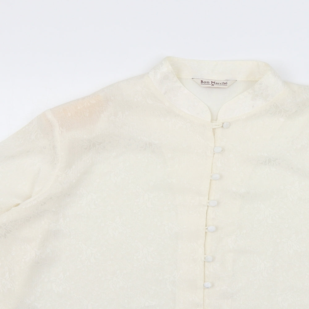 Bonmarche Womens Ivory   Basic Blouse Size 24