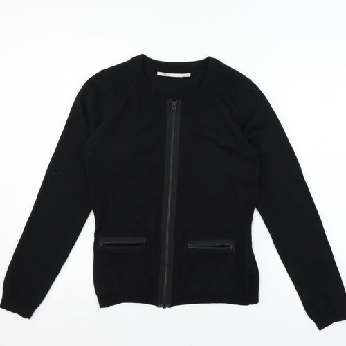 Part Two Womens Black  Knit Cardigan Jumper Size S
