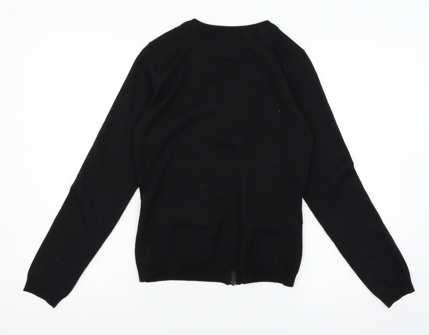 Part Two Womens Black  Knit Cardigan Jumper Size S