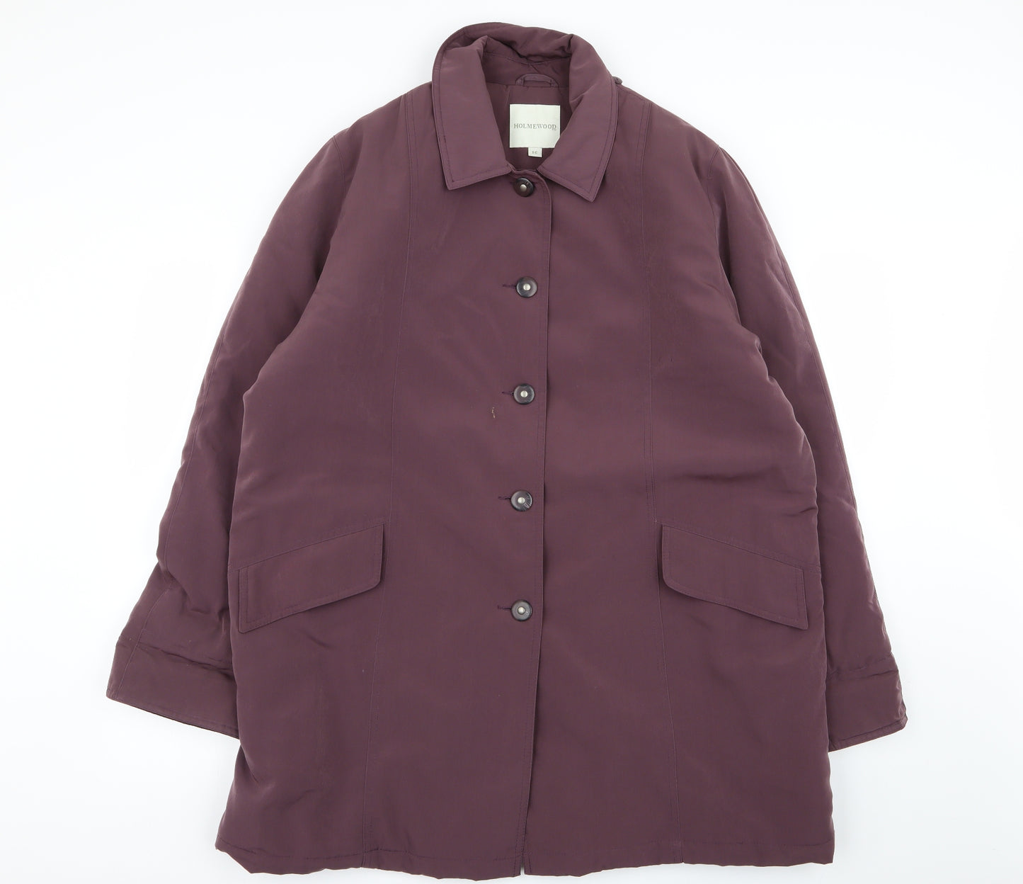 holmewood Womens Purple   Jacket Coat Size 16