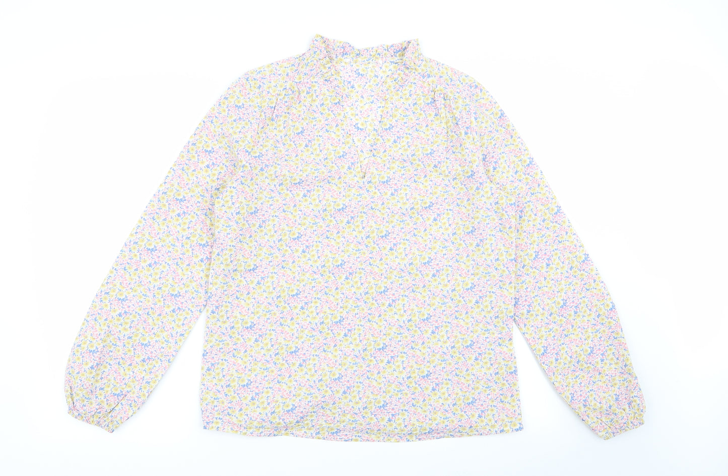 sisters point Womens Multicoloured Floral  Basic Blouse Size XS