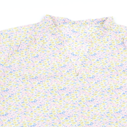 sisters point Womens Multicoloured Floral  Basic Blouse Size XS