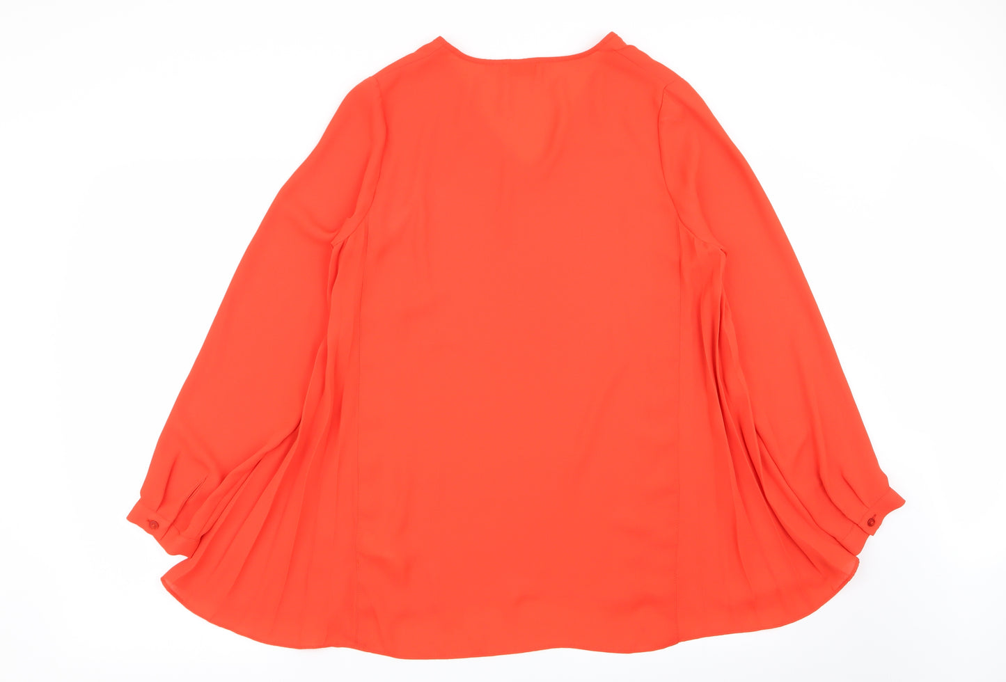 Soon Womens Orange   Basic Blouse Size 10