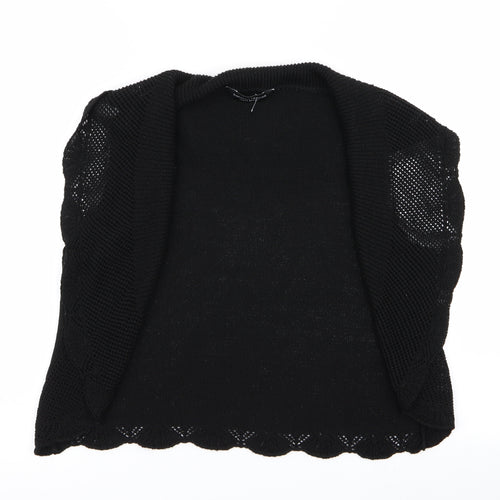 Dorothy Perkins Womens Black   Cardigan Jumper Size L