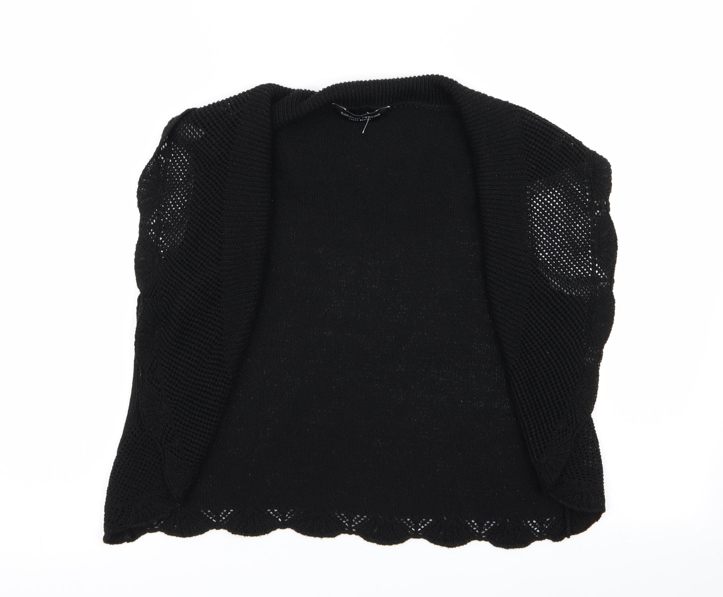 Dorothy Perkins Womens Black   Cardigan Jumper Size L