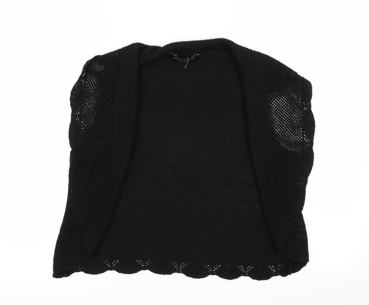 Dorothy Perkins Womens Black   Cardigan Jumper Size L