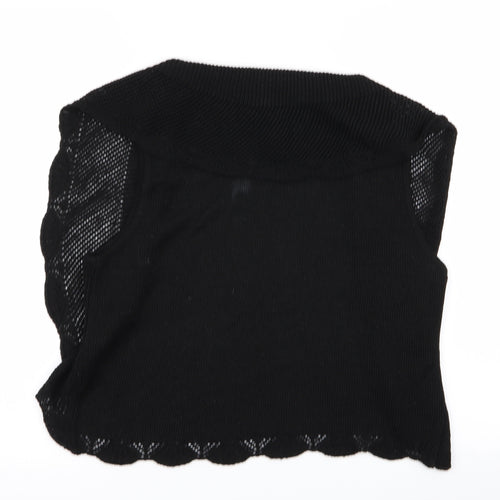 Dorothy Perkins Womens Black   Cardigan Jumper Size L