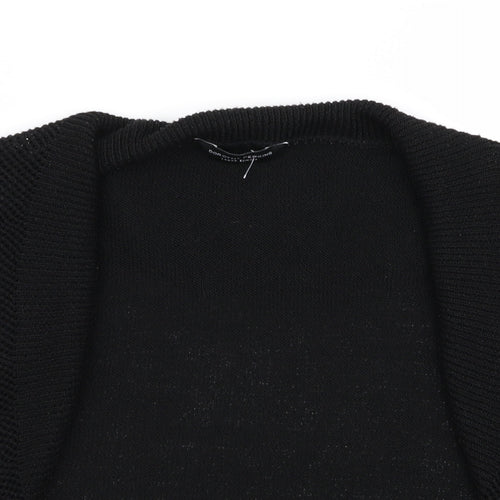 Dorothy Perkins Womens Black   Cardigan Jumper Size L