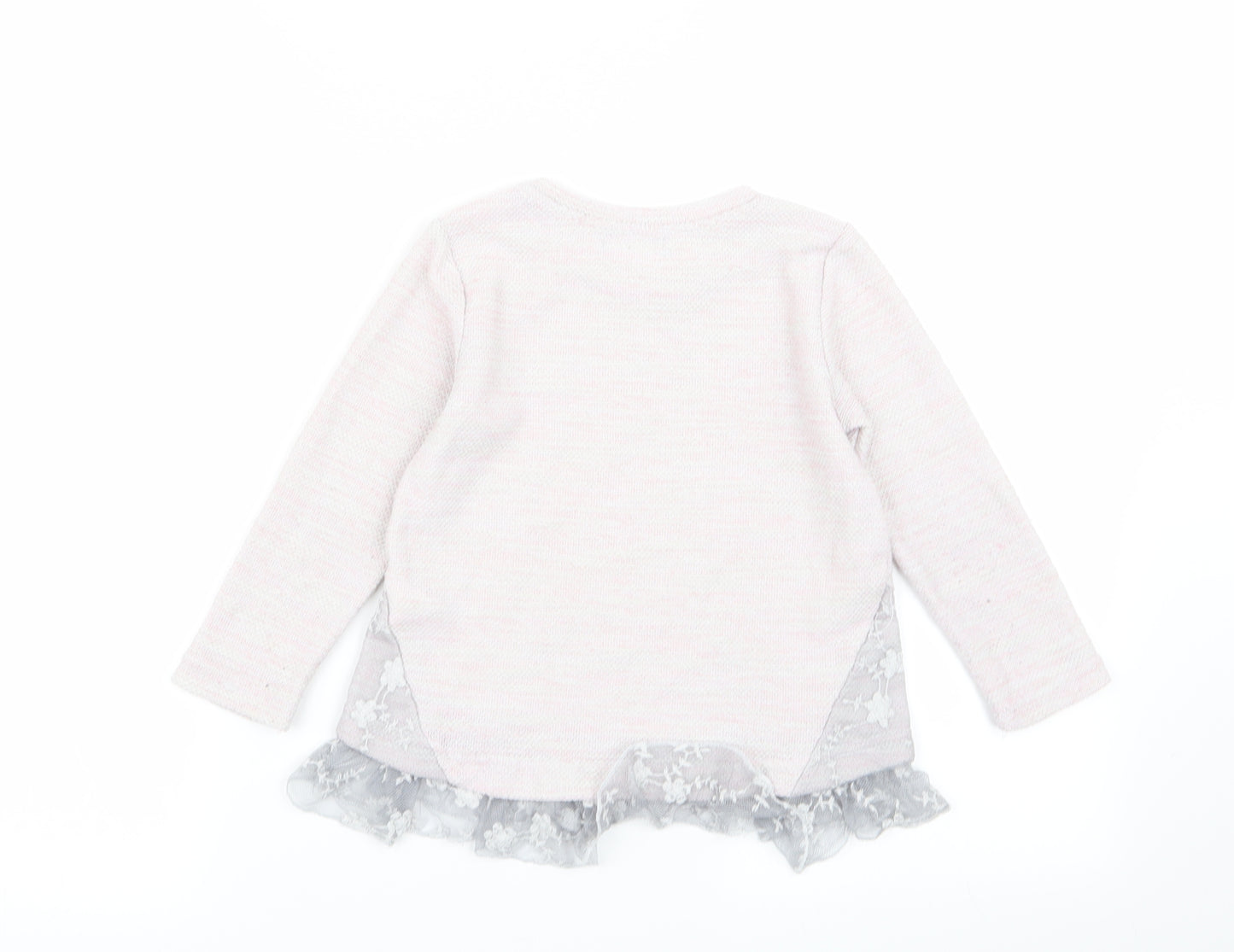 pep and co Girls Pink   Pullover Jumper Size 5 Years