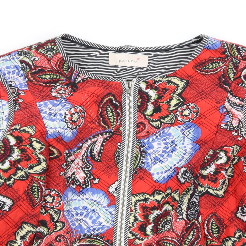 Per Una Womens Multicoloured Geometric  Jacket  Size 18