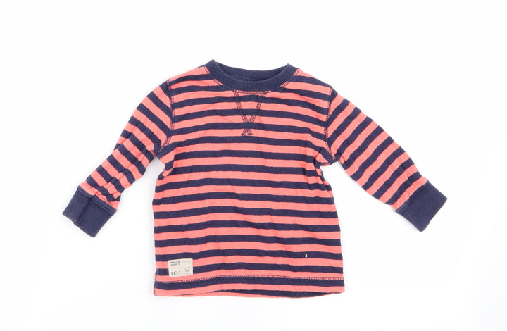 NEXT Boys Multicoloured Striped  Pullover Jumper Size 6-9 Months