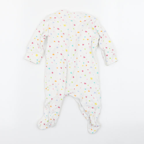 NEXT Girls White Solid  Babydoll One Piece Size 0-3 Months
