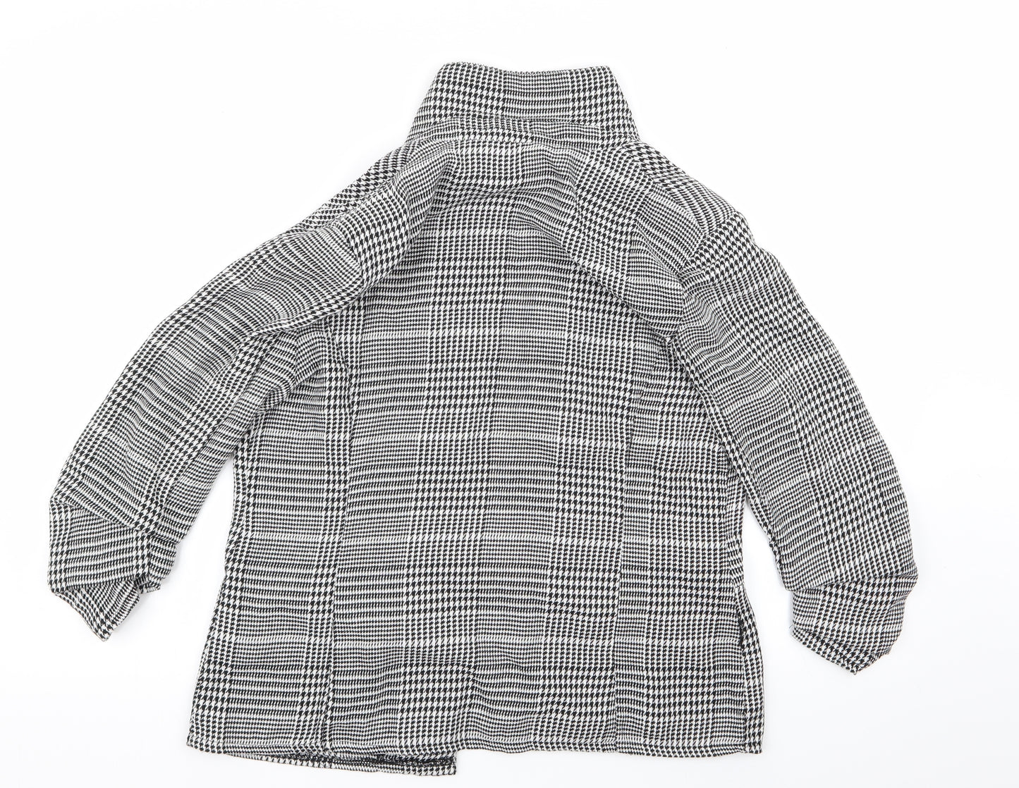 Parisan Womens Grey Check  Jacket Blazer Size 12