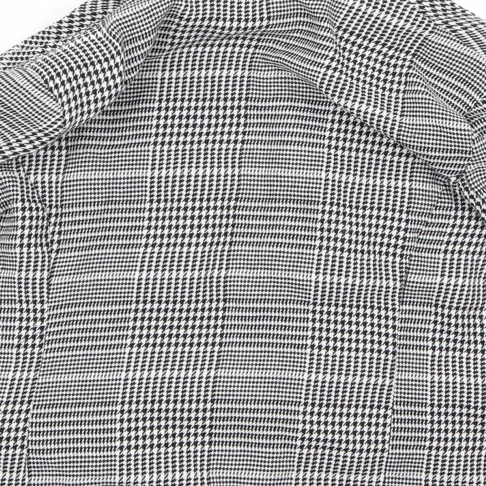 Parisan Womens Grey Check  Jacket Blazer Size 12