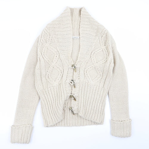Asda George Womens Beige   Cardigan Jumper Size 12