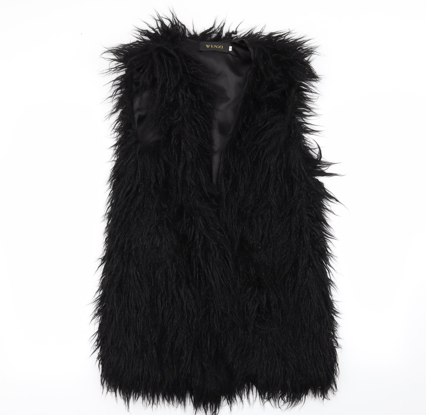 venxi Womens Black   Gilet Coat Size S