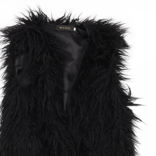 venxi Womens Black   Gilet Coat Size S