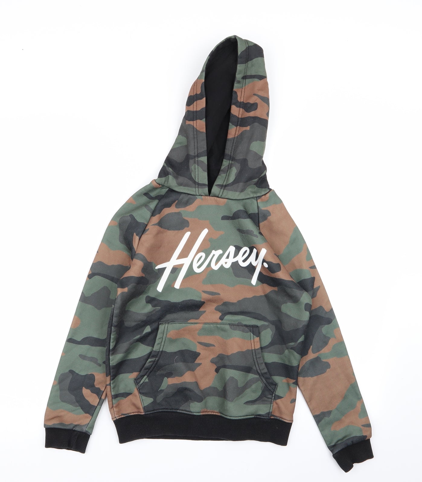 BACK&HERSEY Boys Multicoloured Camouflage  Pullover Jumper Size 8-9 Years