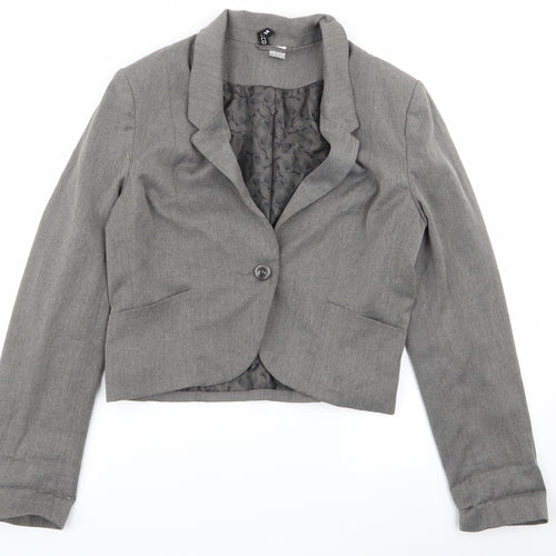 Divided by H&M Womens Grey   Jacket Blazer Size 12