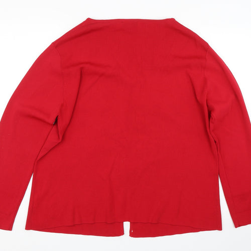 Sky deisgn Womens Red   Cardigan Jumper Size 4