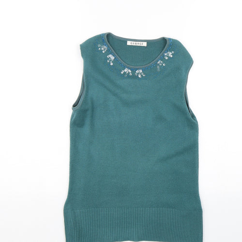George Womens Green   Basic Tank Size 10