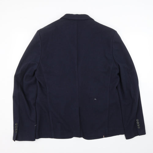 Without Prejudice Mens Blue   Jacket Suit Size 44