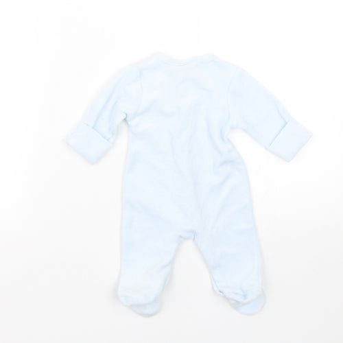Just too cute Baby Blue Striped  Babygrow One-Piece Size 3-6 Months