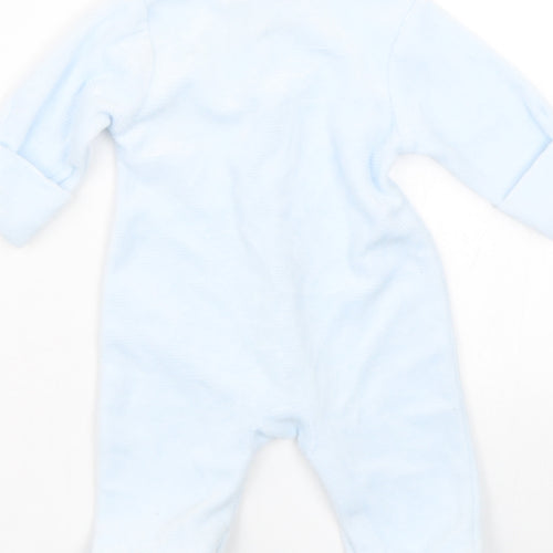 Just too cute Baby Blue Striped  Babygrow One-Piece Size 3-6 Months
