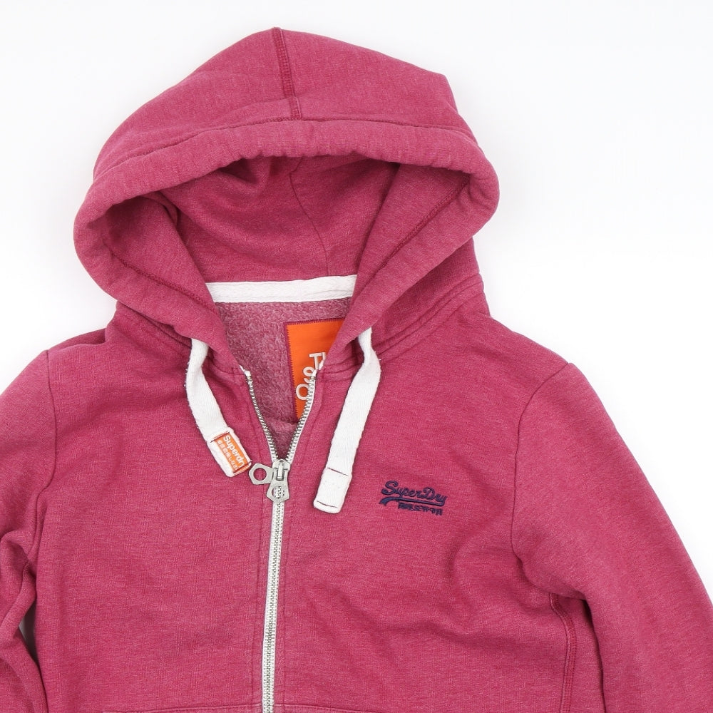 Superdry Mens Red   Full Zip Hoodie Size XL