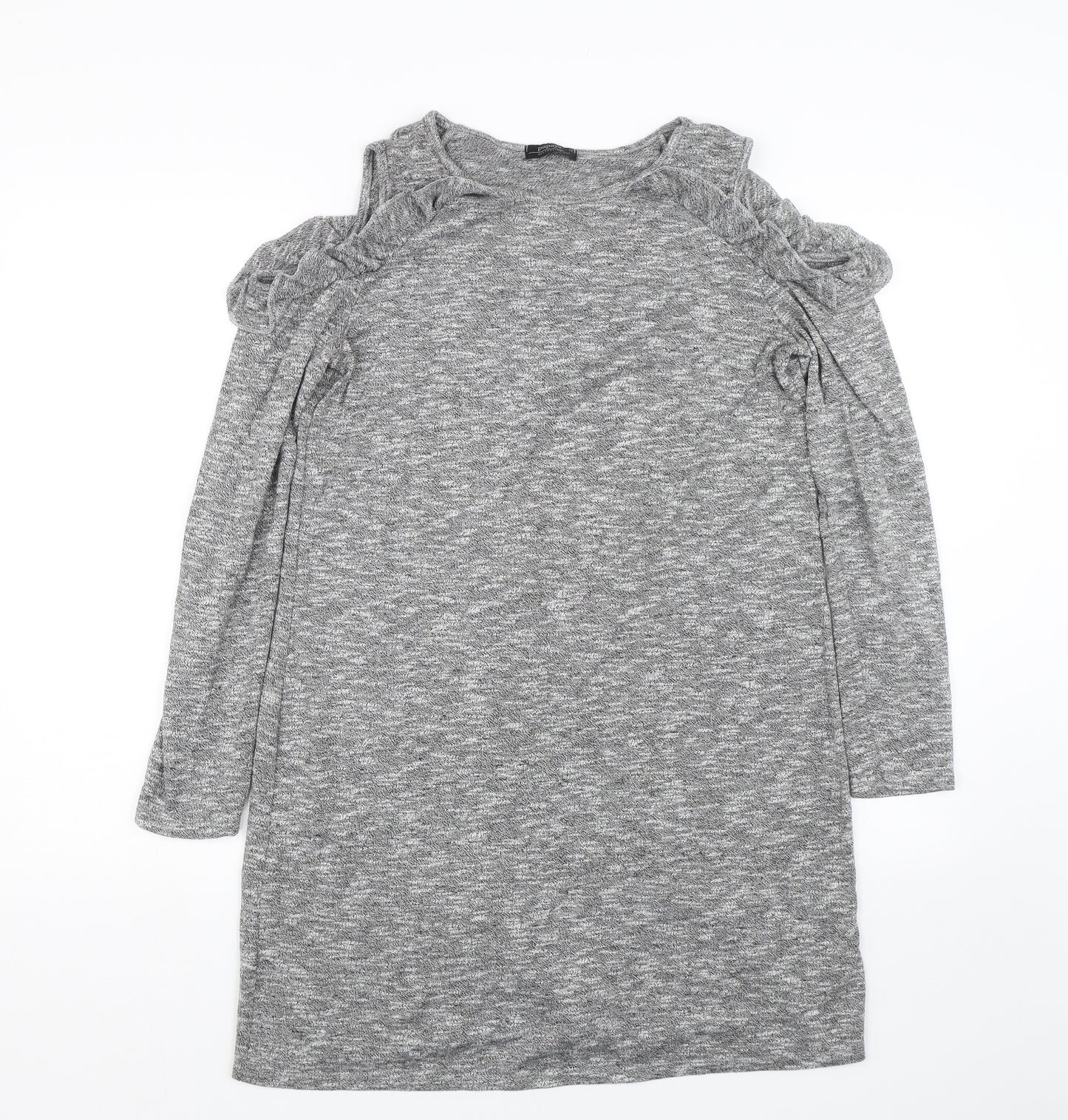 Papaya Womens Grey   T-Shirt Dress  Size 12