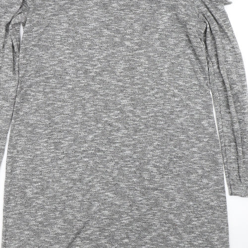 Papaya Womens Grey   T-Shirt Dress  Size 12