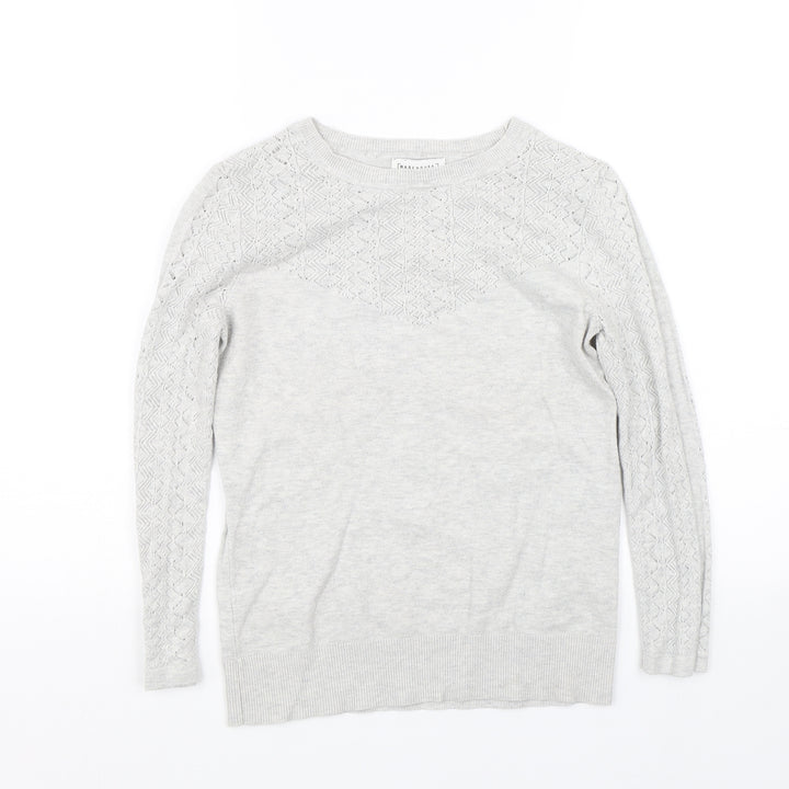 Warehouse Womens Grey Pullover Jumper Size 10