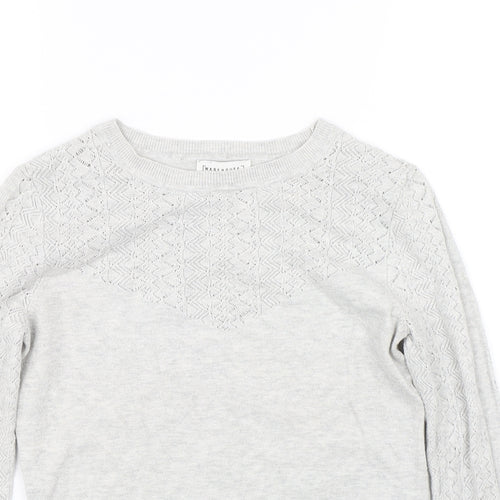 Warehouse Womens Grey   Pullover Jumper Size 10