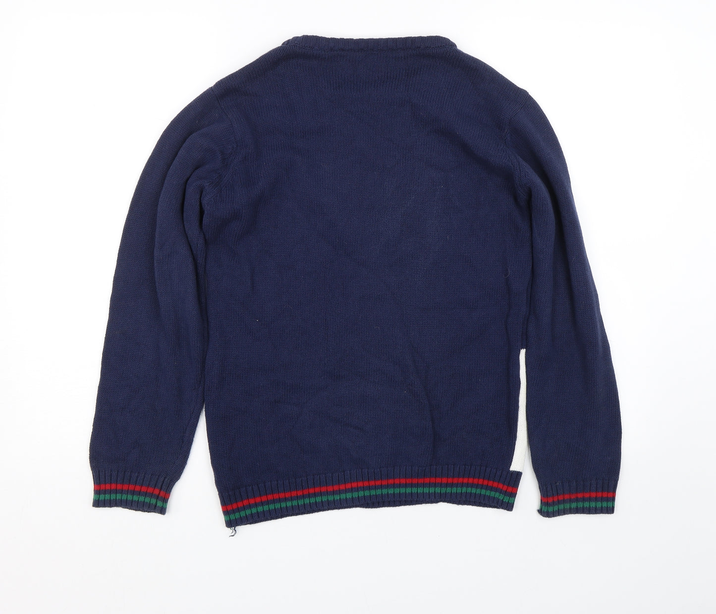 Nutmeg Boys Blue   Pullover Jumper Size 11-12 Years  - Christmas